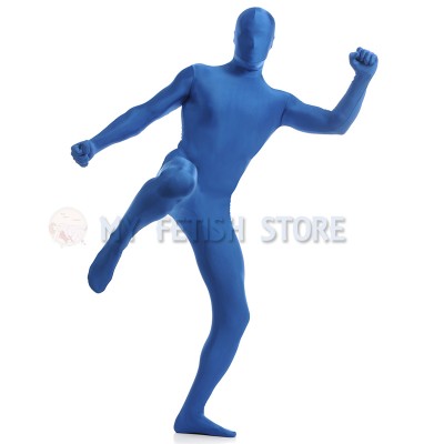 Full Body blue Lycra Spandex Bodysuit Solid Color Zentai suit Halloween Fancy Dress Costume Full Body blue Lycra Spandex Bodysuit Solid Color Zentai suit Halloween Fancy Dress Costume